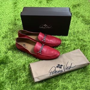 Patricia Nash Fia Red Slip On Loafers